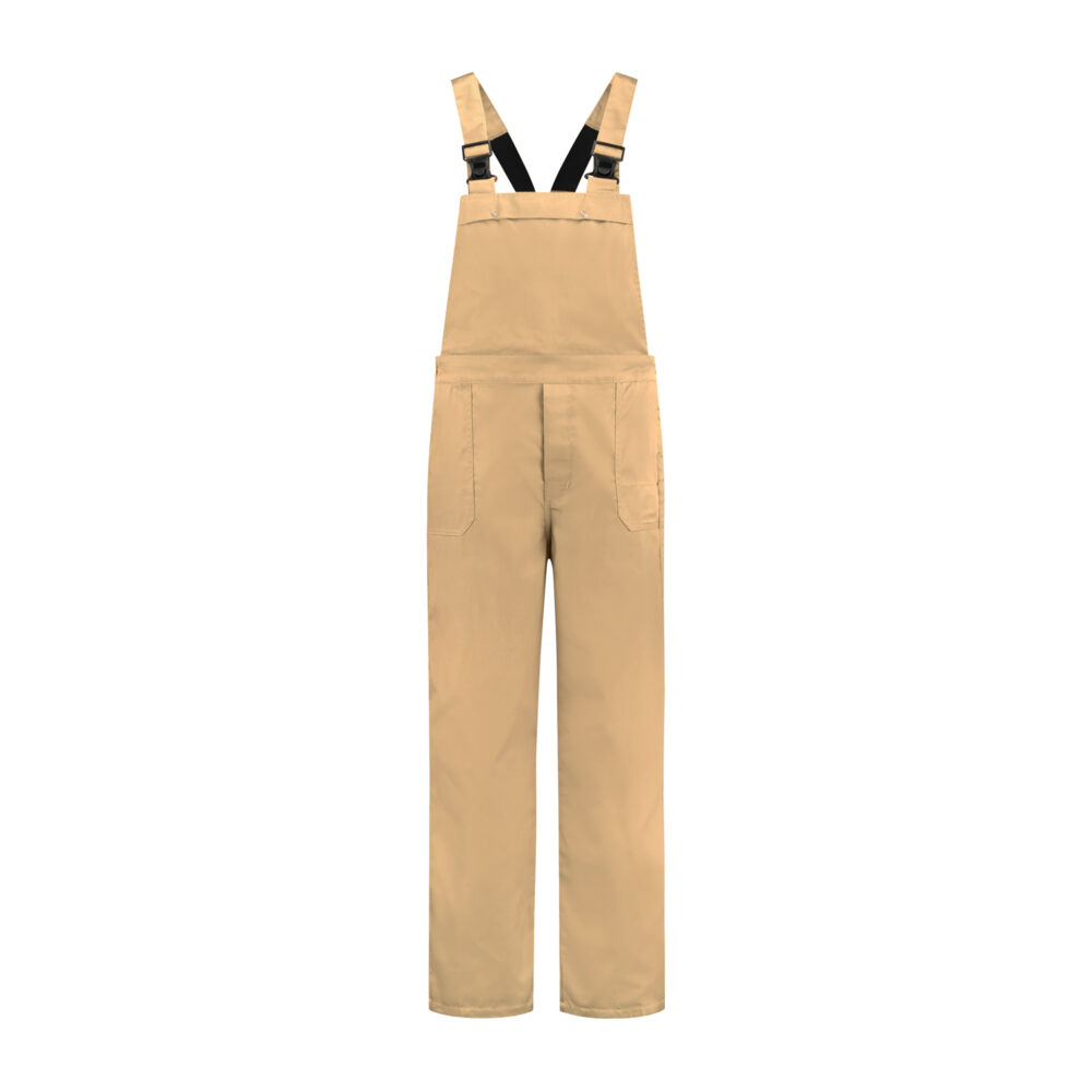 Tuinbroek 100% katoen - Kleur: Kaki