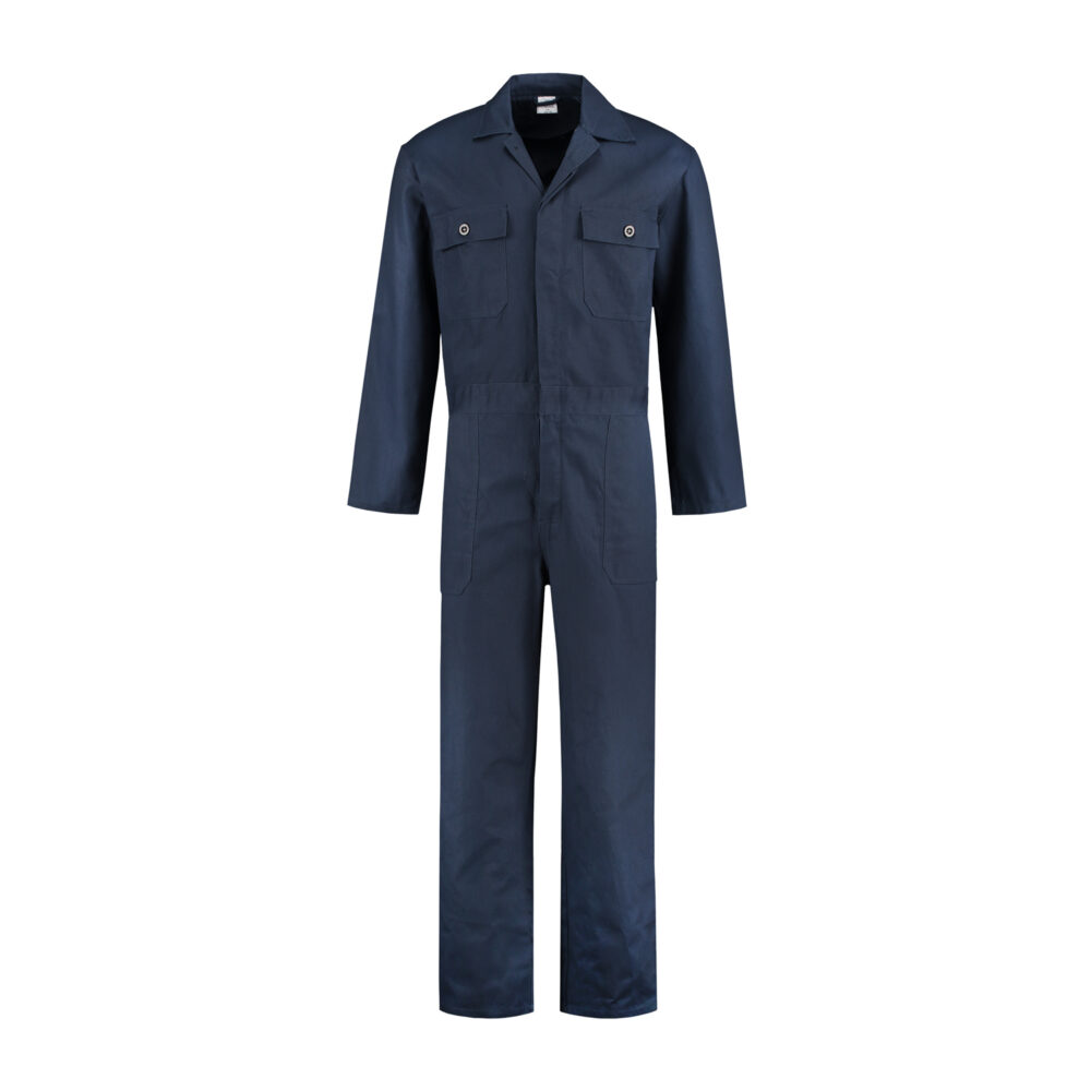 Overall 100% katoen knoopsluiting – Navy