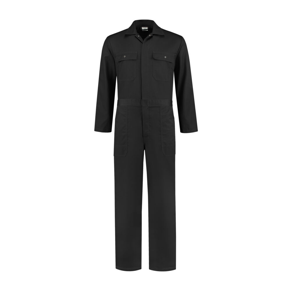Overall polyester/katoen – Zwart