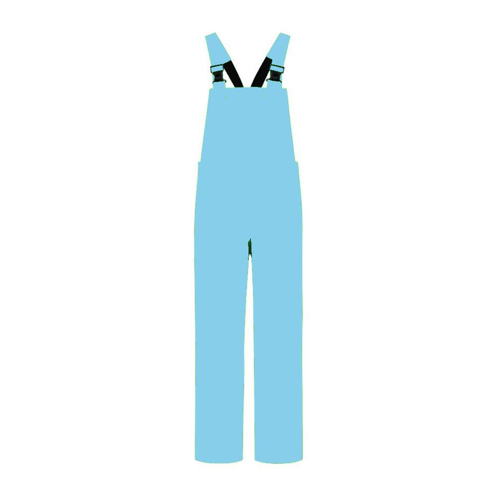 Tuinbroek polyester/katoen – Hemelsblauw